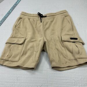 Men's Tan Cargo Shorts with Pockets